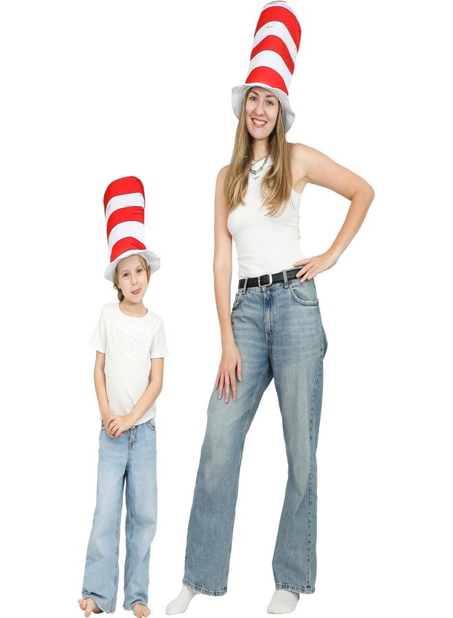 Leadtex Red &White Striped Stovepipe for kids,Top Hat Halloween Cat Cosplay Costume Accessories and Headwear. - Image 5